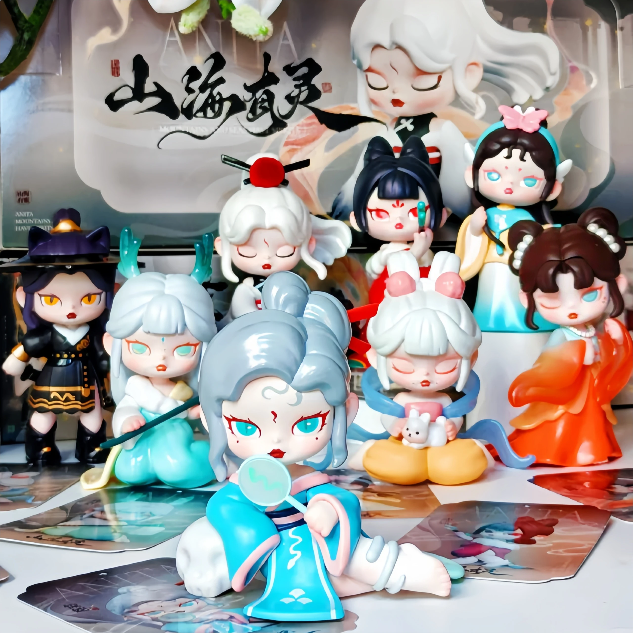 

ANITA 5, серия «Горы и моря имеют духи», слепая коробка, экшн-фигурка аниме, кавайные куклы, Коллекционная модель, подарки-сюрпризы, игрушки