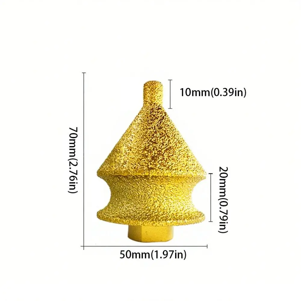 Broca de chaflán Adamas de tamaño M10, resistente al desgaste, forma redonda, abridor de agujeros agrandado, nuevo diseño, abridor de agujeros para azulejos, corte de granito