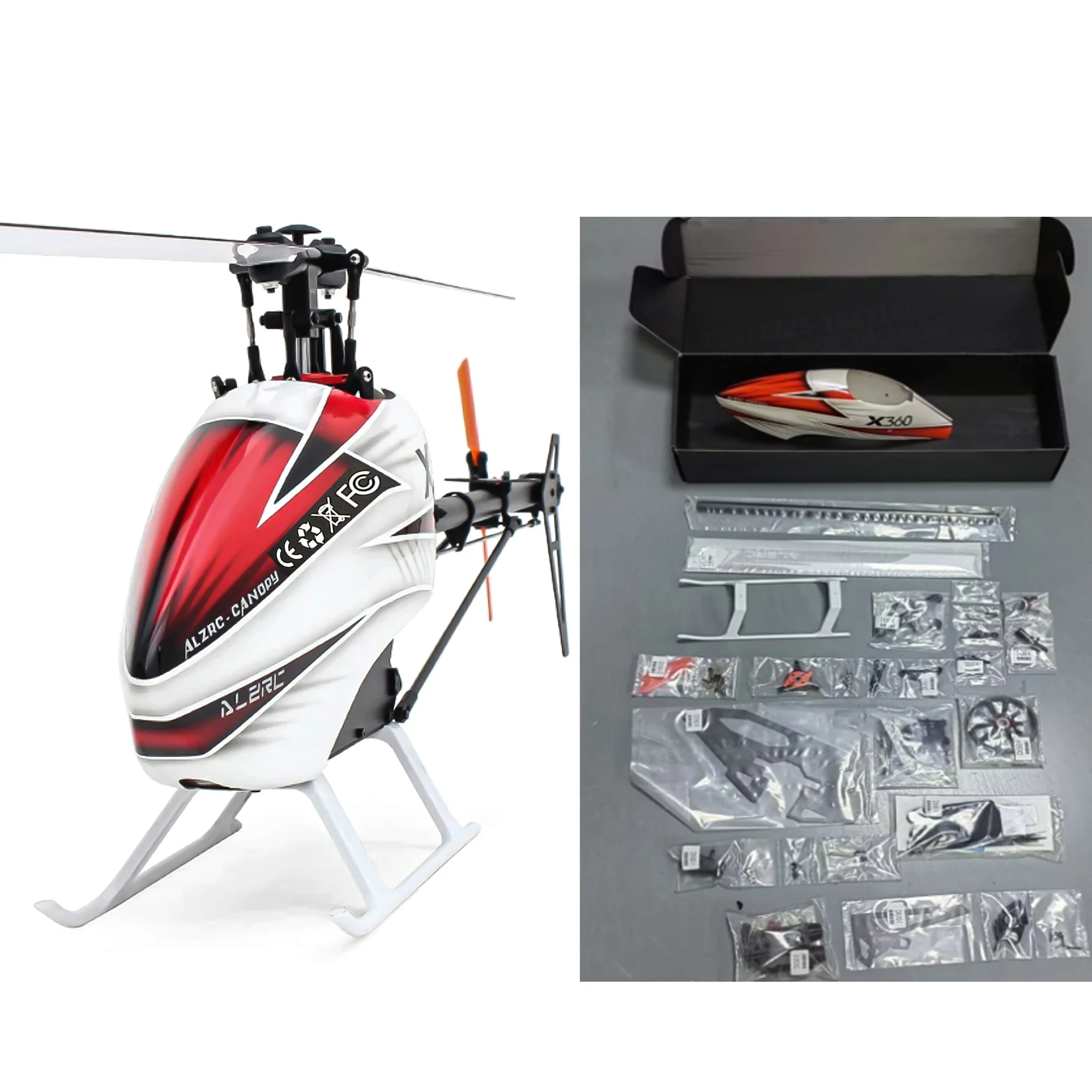 RC Aircraft Toys ALZRC X360 helicopter Kit