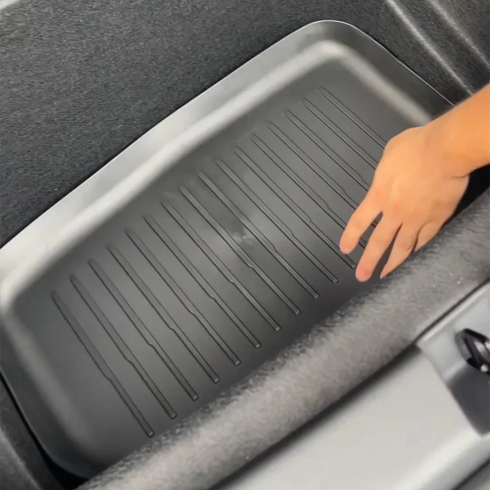 Waterproof All Weather Interior Liners Frunk, Lower Frunk, Rear Trunk Cargo Mat for Model Y