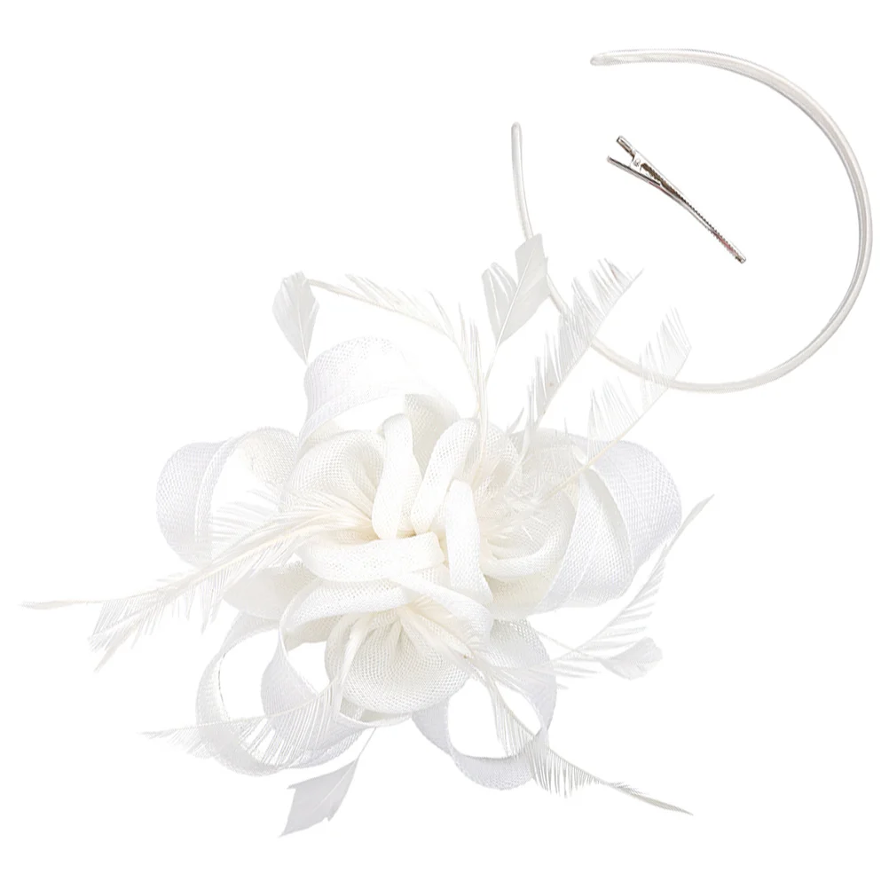 

Elegant Fascinator Headband Imitation Tortoiseshell Hair Accessories Lightweight Tea Party Hat For Women Prom Bridal Horse