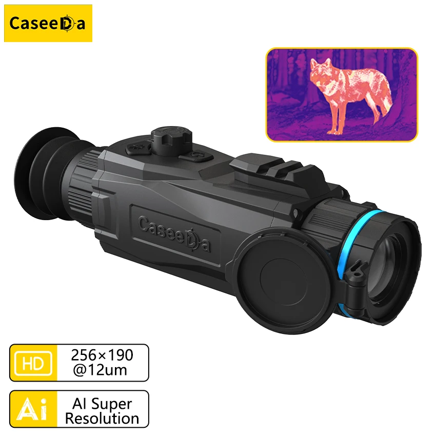 

Thermal Imaging Scope CTS2 Thermal Scope With WiFi Video Recording Aluminum Body Thermal Monocular For Outdoor Observation