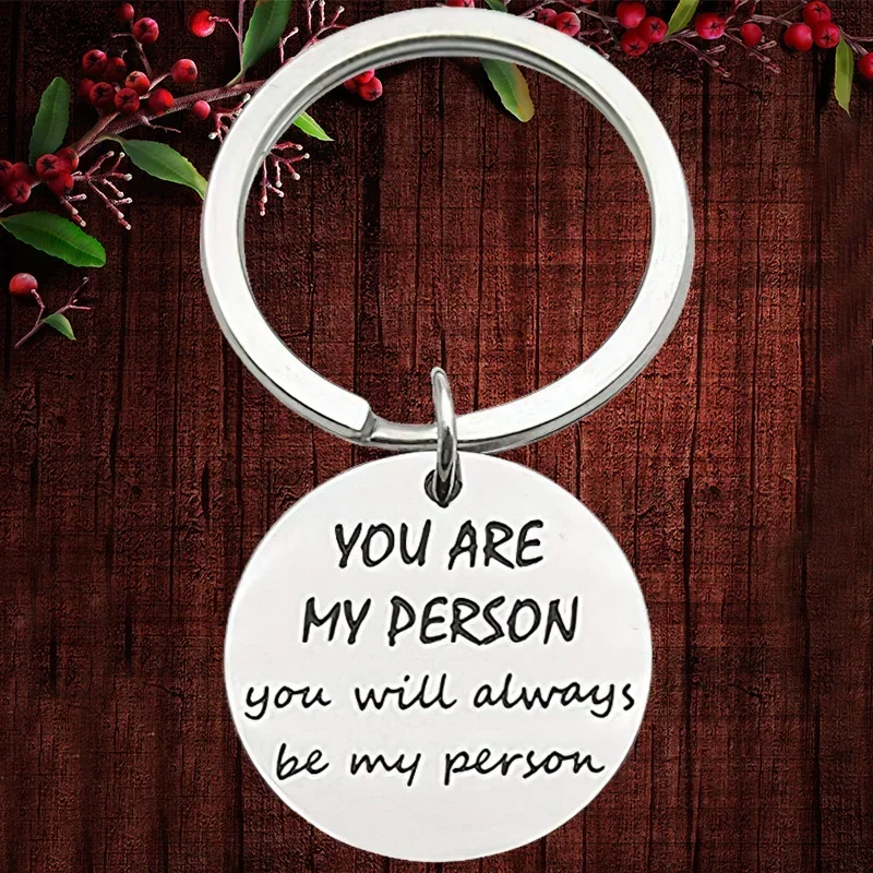 Charm Best Friends Gift Keychain Pendant Bff Women Teens Girls Sisters Friendship Gift Key Chain You Will Always Be My Preson