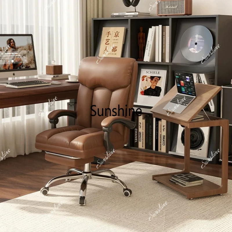 Comfortable sedentary office chair liftable rotating dormitory study backrest chair