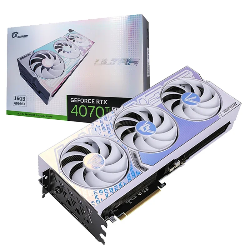 

Игровая видеокарта iGame GeForce RTX 4070 Ti SUPER Ultra W OC 16 ГБ, новый дизайн