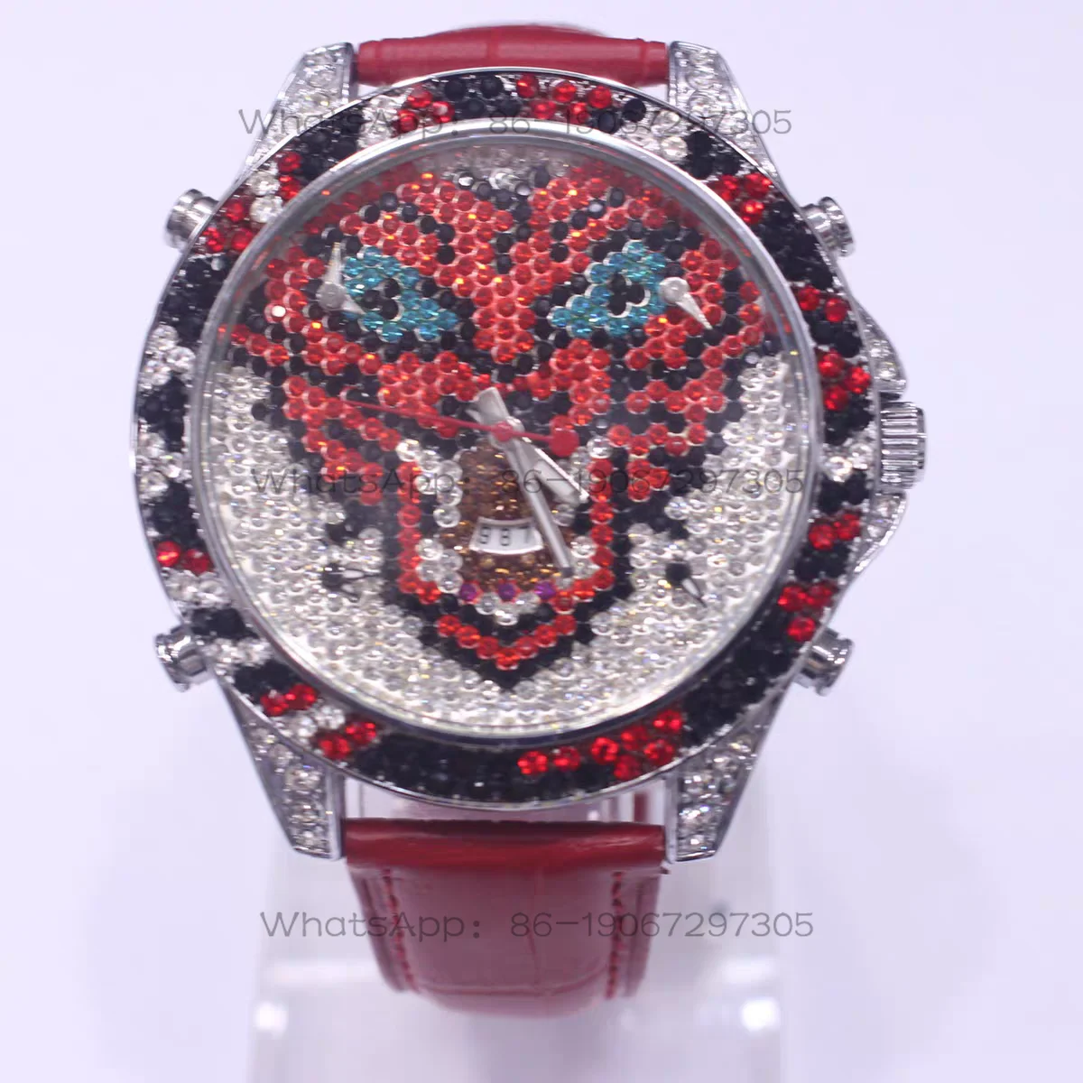 

Watch Multi-movement Non-mainstream Hiphop Hip-hop Belt Girl Boy Quartz Watch