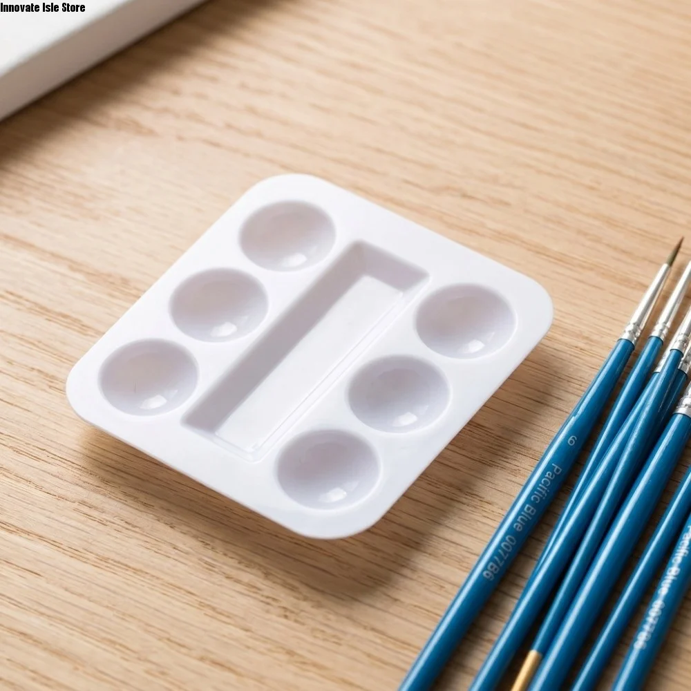 

30Pcs Ink Accessories Square Watercolor Palette Multifunctional Stackable Ink Tray Disposable Portable Paint Tray Art Painting