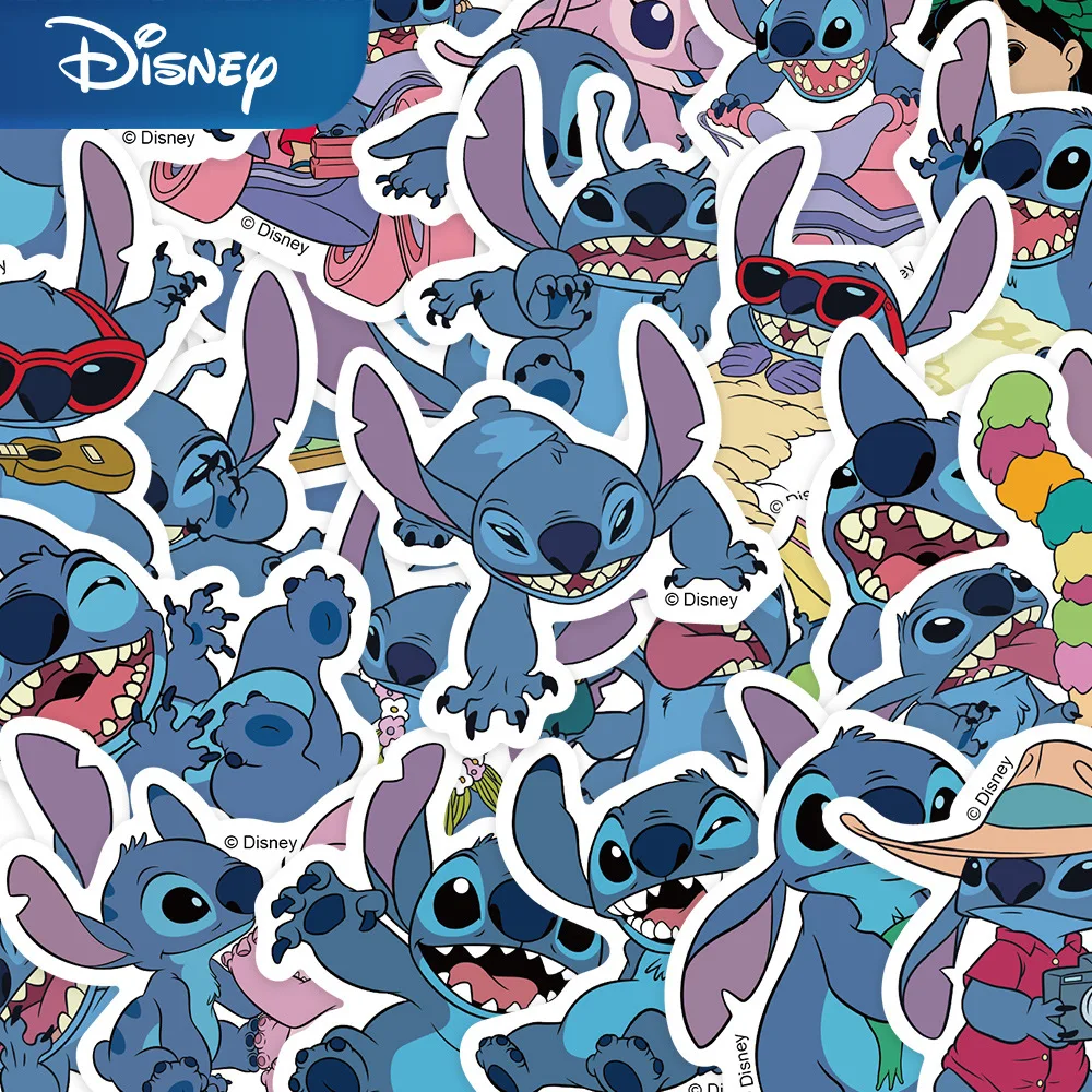 

10/30/51PCS Disney Stitch Cute Cartoon Funny Graffiti Stickers Waterproof Decal Kids Toy Gift for Scrapbooking Laptop Skateboard