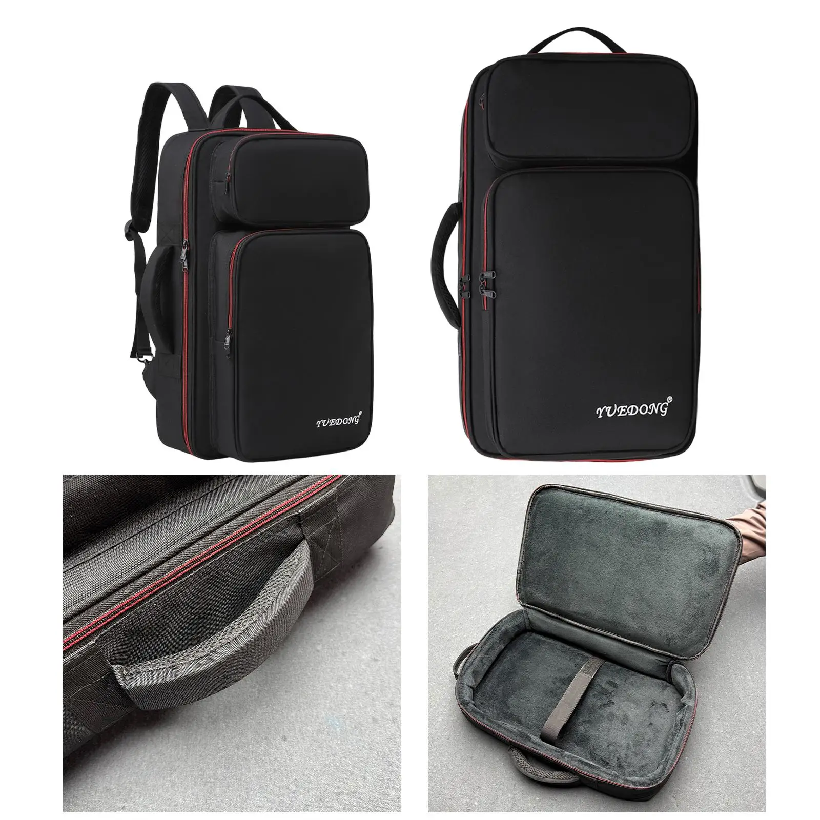 

Multifunctional Guitar Pedal Board Bag Oxford Cloth Accessories Holder for Stage Concert Studio and Travel Use