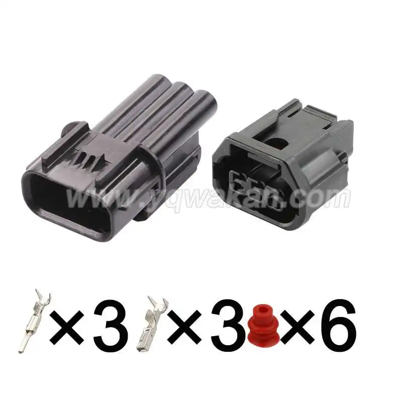 3 Pin Female/Male 6189-7494 Waterproof Automotive Connectors Auto Socket For Motor Motorcycle