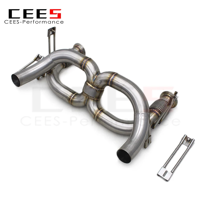 CEES 304Stainless Steel Performance Racing Exhaust Pipe For Lamborghini Huracan EVO STO LP610 5.2 2019-2023 Catback Exhaust