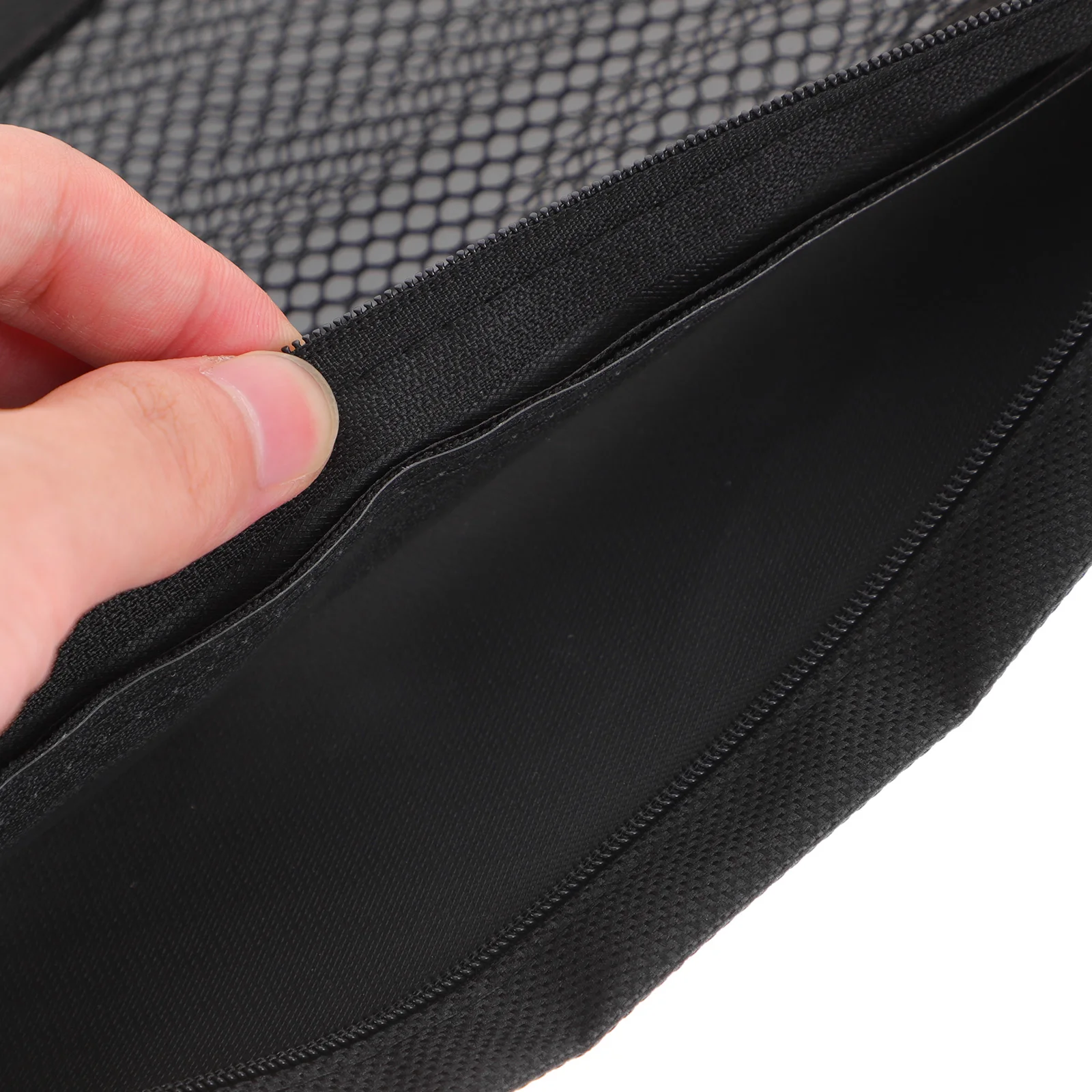 

Detachable Pencil Case Bag Binder Pockets Oxford Cloth Zipper Stationery Mesh Pouch Small