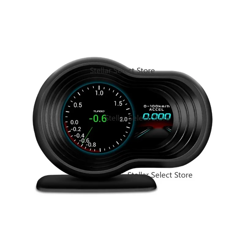HUD With GPS Navigator 2 in 1 by Blue Tooth APP Head up Display RPM Alarm Safe Driving HD Screen On-board Computer Car