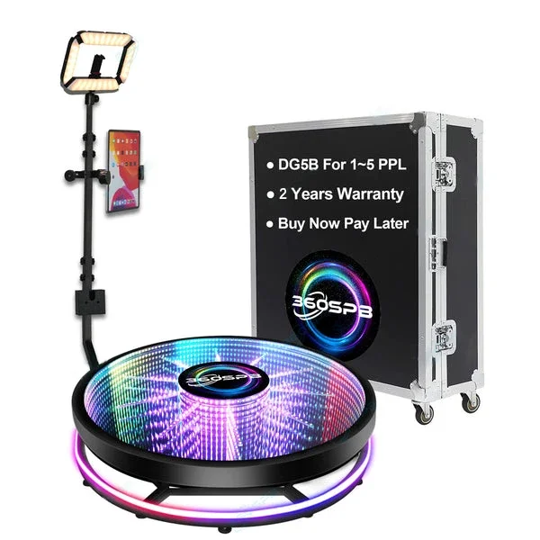 camera ipad selfie platform video photo booth machine rotation 360 photo booth