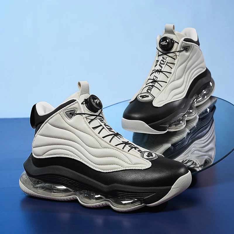 

Men's Athletic Basketball Sneakers Breathable Cushioning Non-Slip Wearable Gym Training Running Shoes for Men And Women