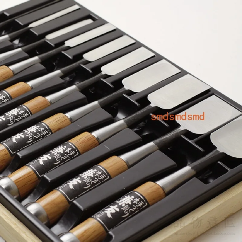 joinerychase chisel flat woodworking stick steel Anlai white paper No. 2 steel