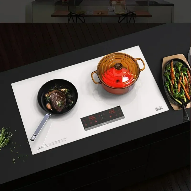 Combination Dual Cooker Built-in Cooking Unit 3500W 220V Cooktop Eelctric Induction Cooker and Electric Ceramic Induction Cooker