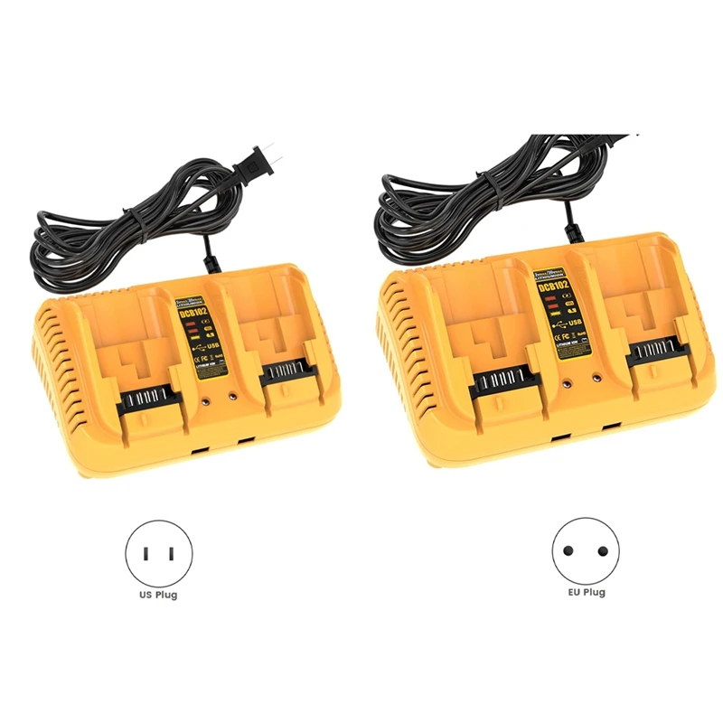 

Replacement Battery Charger For Dewalt 20V Max Battery Charger,Compatible With For Dewalt 12V/20V Li- Battery