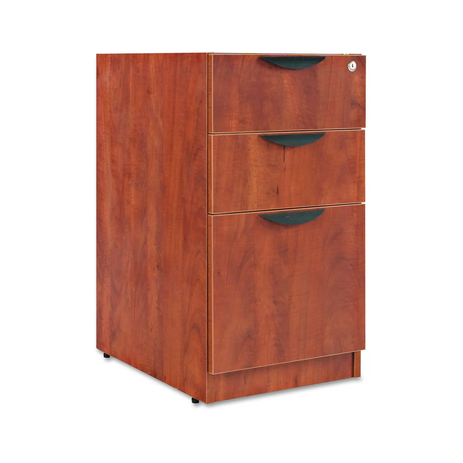 #3-Drawer Full Pedestal File Cabinet Box/Box/Legal-Letter 15.63x20.5x28.5in Espresso, Customized