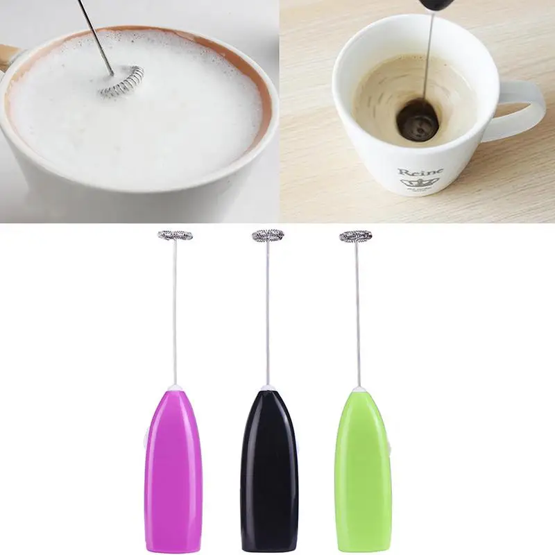 Electric Egg Beater Electric Milk Frother Kitchen Drink Foamer Mixer Stirrer Coffee Cappuccino Creamer Whisk Frothy Blend Egg