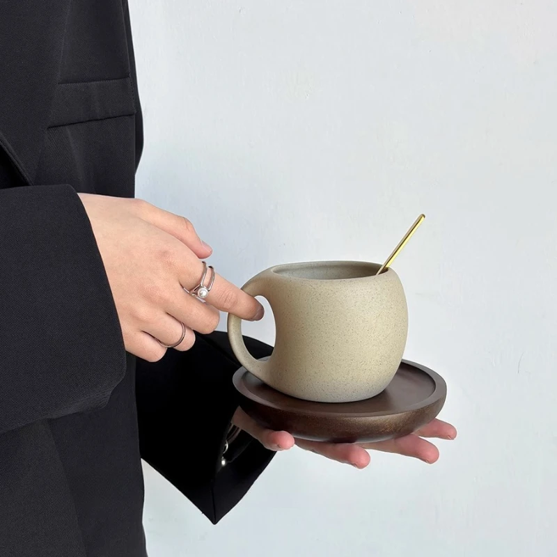 

Винтажный набор чашек, фарфоровая пара чашек для кофе, чая, керамическая кружка, блюдце, роскошная посуда, европейская турецкая чашка для послеобеденного чая Taza Latte