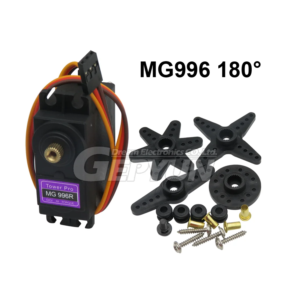 SG90 MG90S MG945 MG946 MG995 MG996 180 Degree Servo Metal Gear for Model Helicopter Boat For Arduino UNO DIY MG946R MG996R