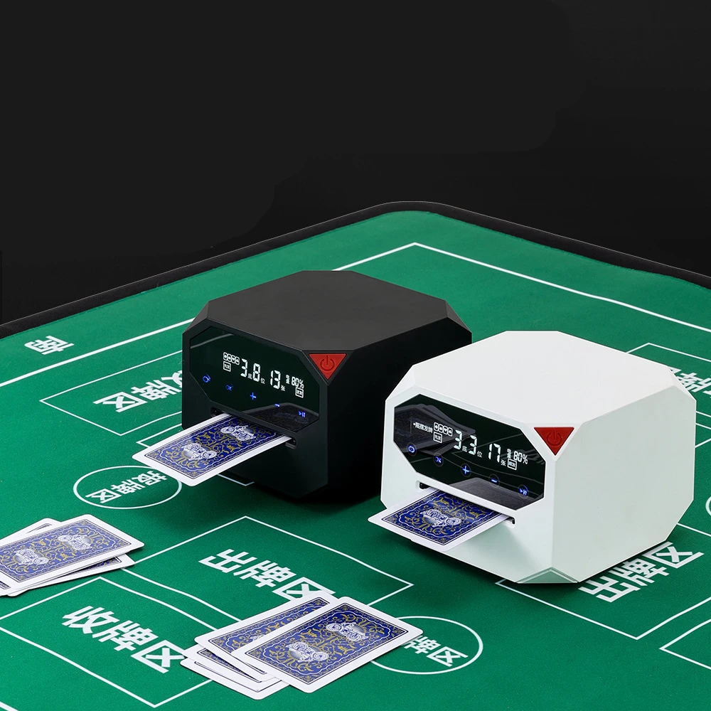

Wholesales Poker Shuffling Playing Card Shuffler Shuffling Automatic Card-dealing Shuffling Machine for Family Party Games