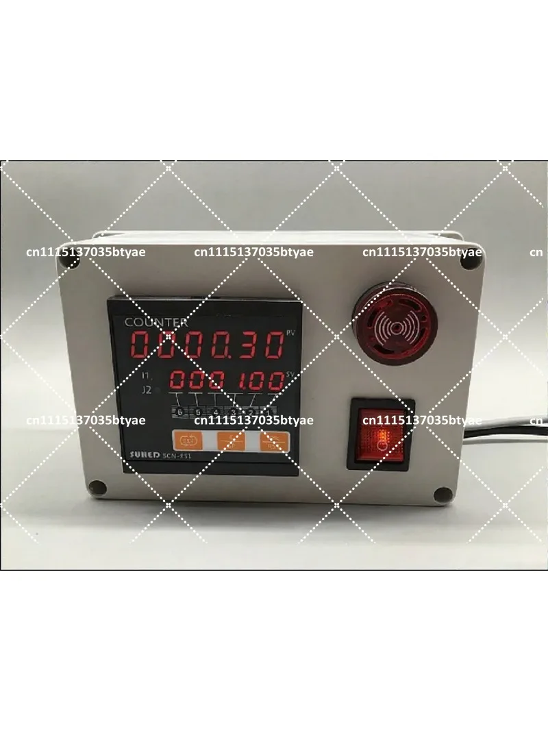 Digital Roller Length Meter Counter High Precision Electronic Induction Measuring Device with Alarm