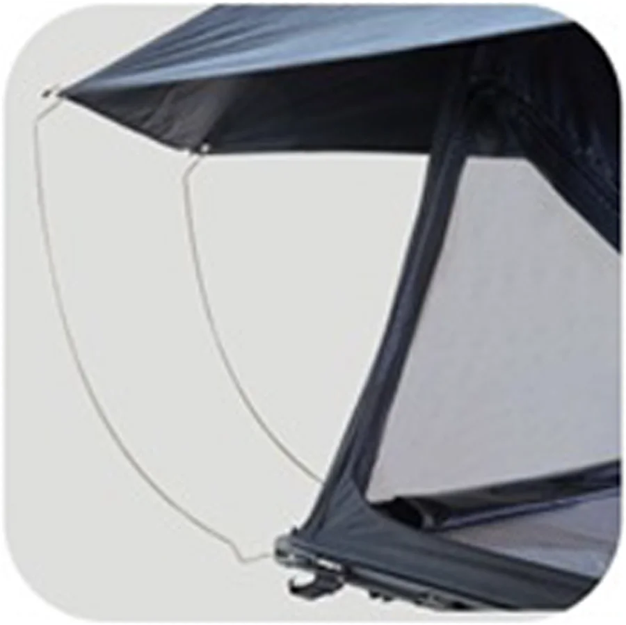 Ultra-Thin 9CM Triangular Aluminum Alloy Vehicle Roof Top Tent