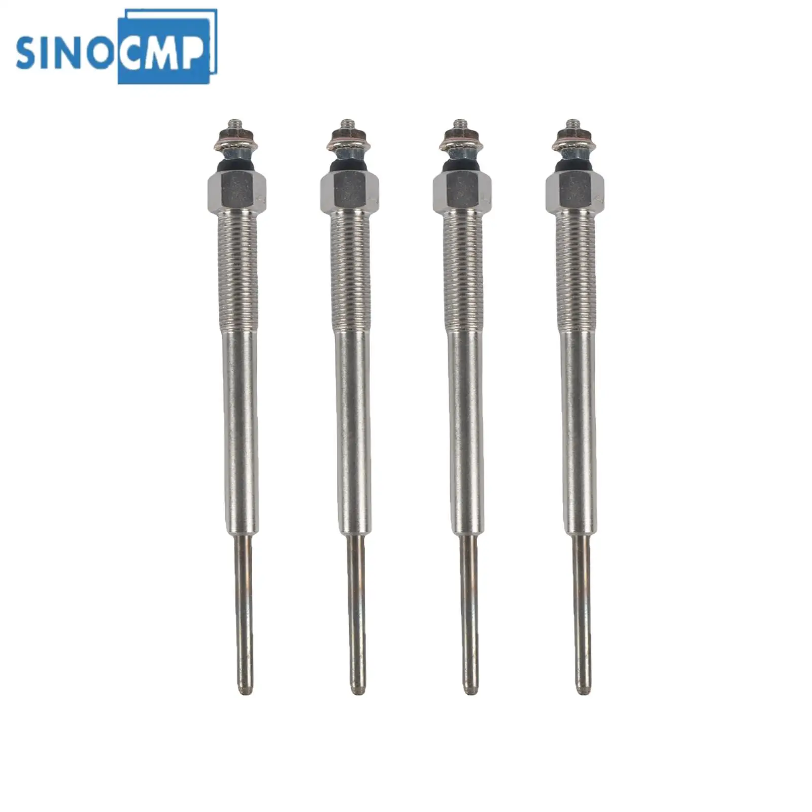 

4 шт. свечи накаливания 24 В 8-97600-096-0 8-94390777-6 для Isuzu NPR NQR NRR GMC Hitachi Case 4HK1 4HL1 4HJ1 5.2L двигатель экскаватора