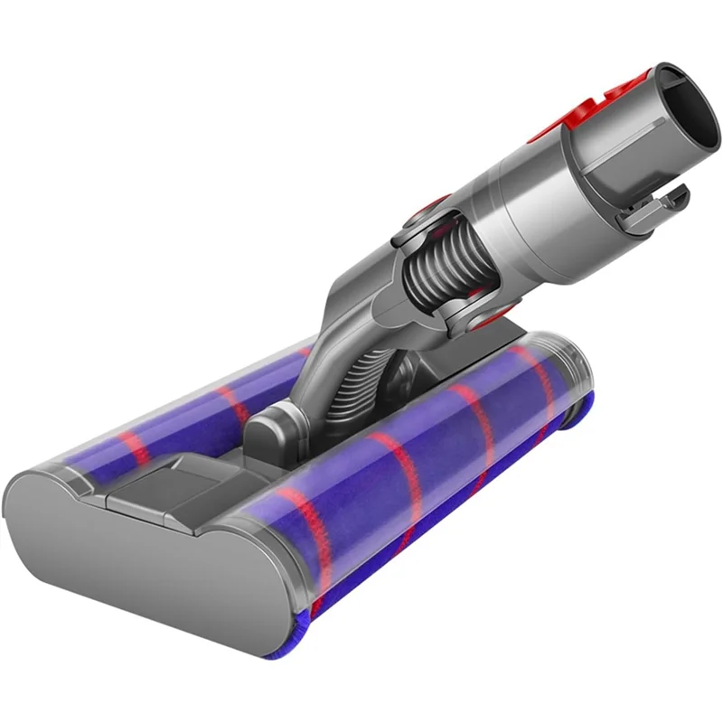 B51C Voor Dyson V7 V8 V10 V11 V15 Zachte Dual Roller Roterende Opzetborstel Vacuüm Bijlagen Met Groene LED Licht voor Harde Vloeren