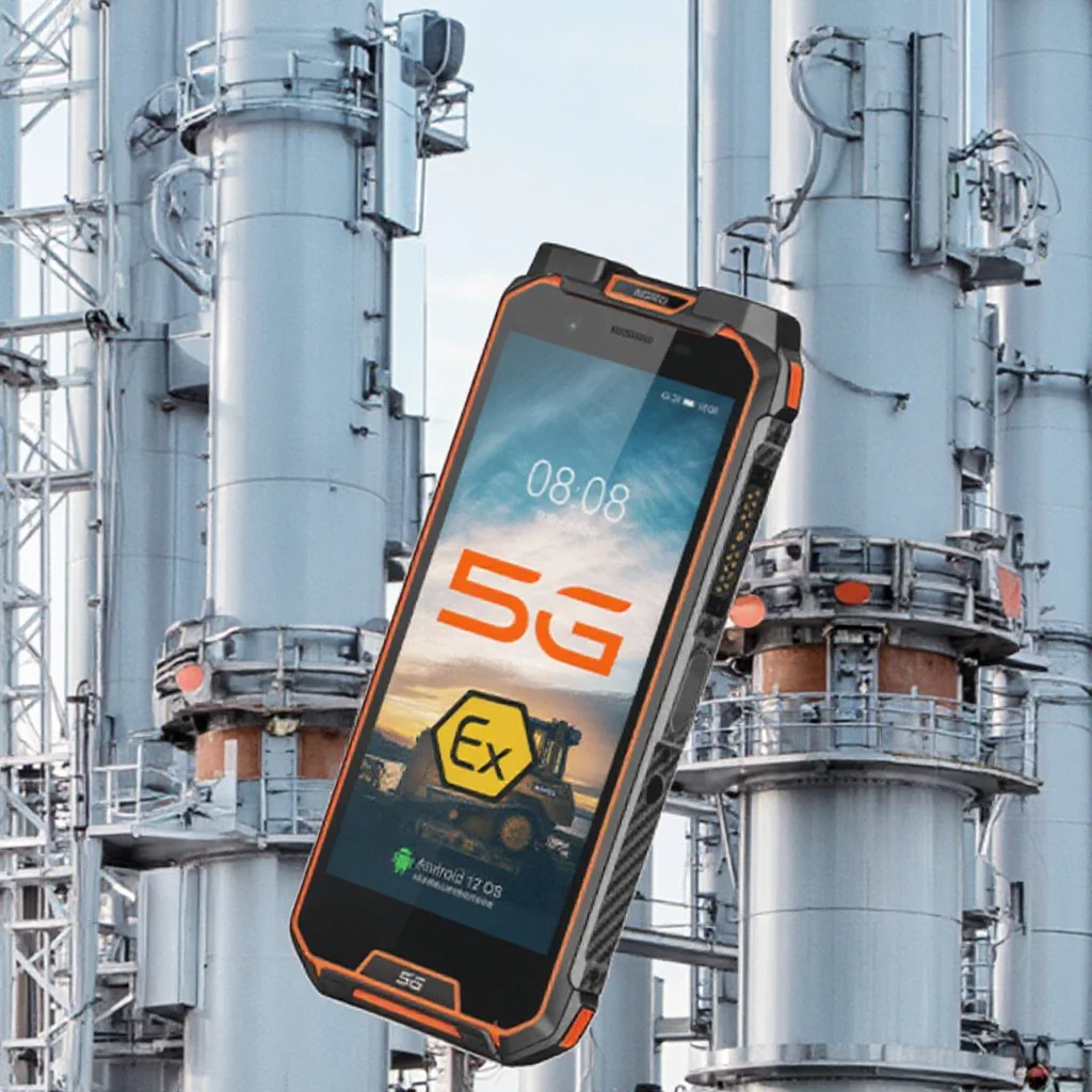 

Aoro M5 5G Network 8gb+256gb IECEx Android Division 21 Ex Intrinsically Safe Zone 2 Ex Phone ATEX Rugged Phone Uhf Walkie Talkie