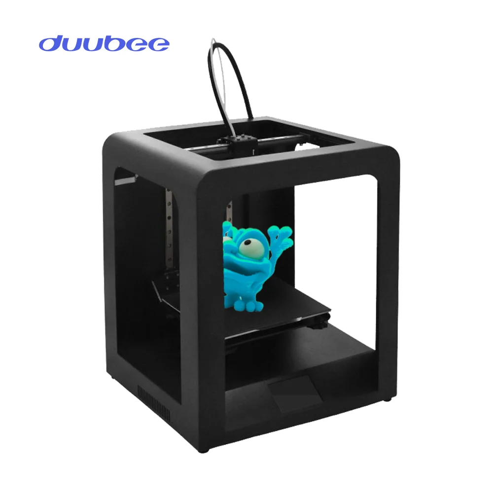 Newest Style Cheapest Price Black Aluminum Alloy + Sheet Metal Foldable Structure Fdm 3D Printer For Home Use