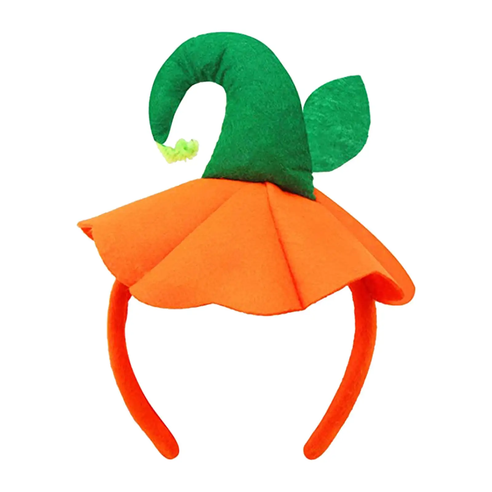 Halloween Pumpkin Headband Funny Cute Headwear Hair Hoop Hairband for Carnival Costume Party Photo Props Role Playing Women Men