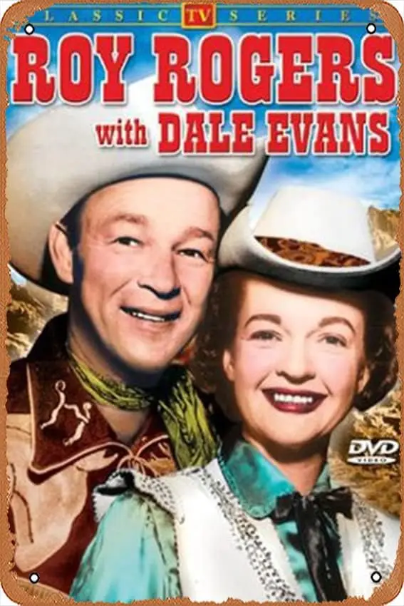 The Roy Rogers Show Poster Movie Metal Tin Sign,Celebrity Poster Film and Television Poster Retro Gift Karaoke Man Cave Musical