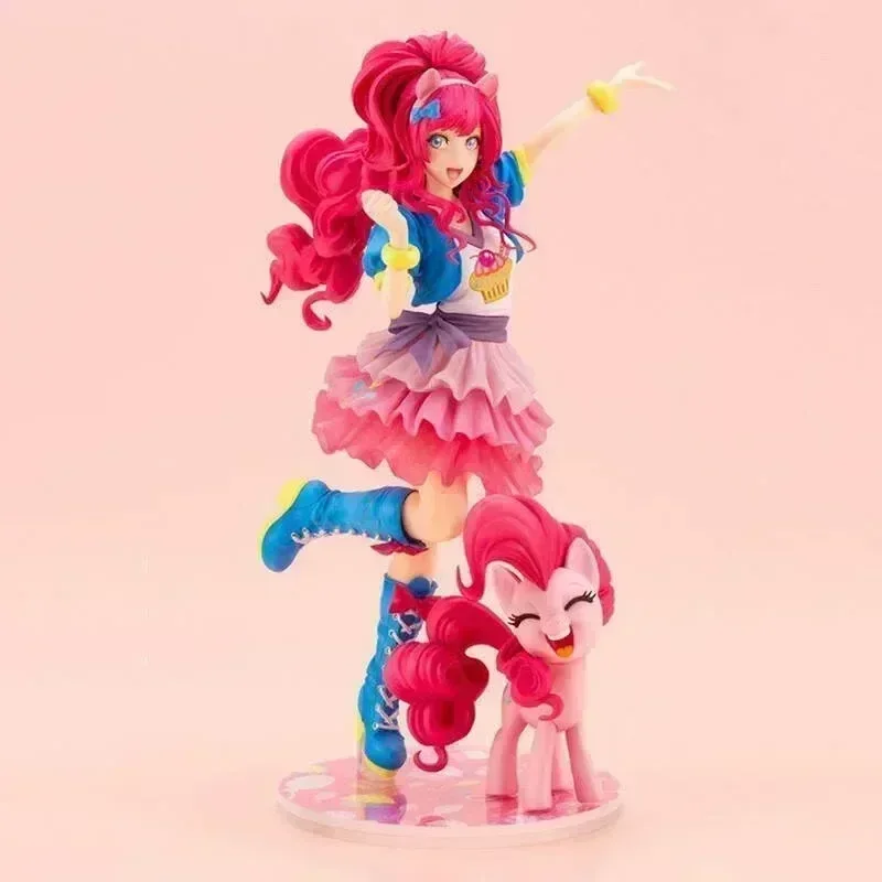 Heet Mijn Kleine Pony Anime Figuur Regenboog Dash Kawaii Regenboog Dash Applejack Fluttershy Schemering Sprankeling Pvc Figuur Model Pop Speelgoed