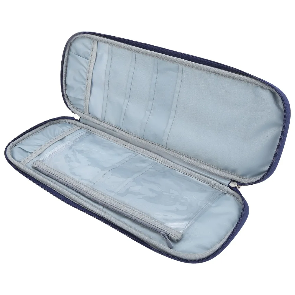 Oxford Cloth Knitting Needle Case Large Capacity Multiple Compartments Crochet Bag Organizer Knitting Accessories Bag