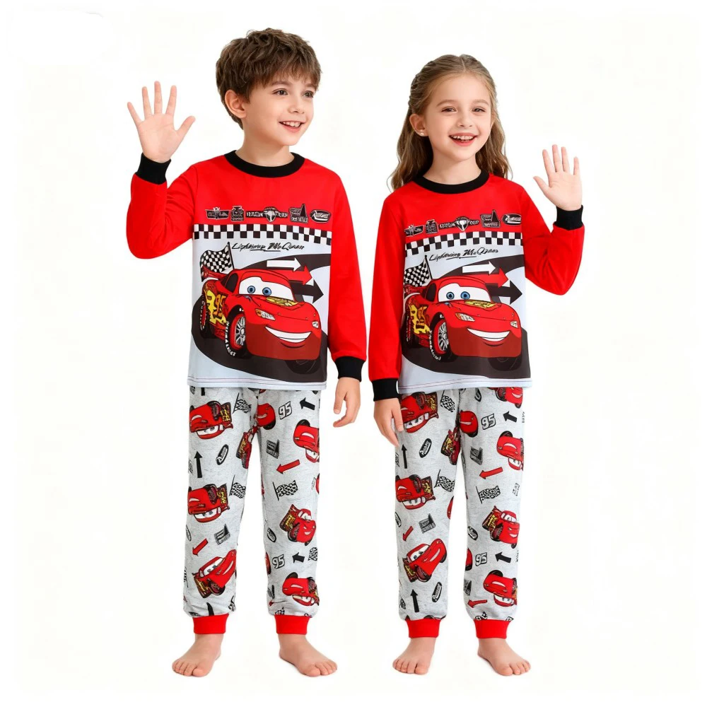 100 Cotton Boys Pajamas Super Hero Kids Pyjamas Children Sleepwear Toddler Baby Nightwear Pijamas Homewear
