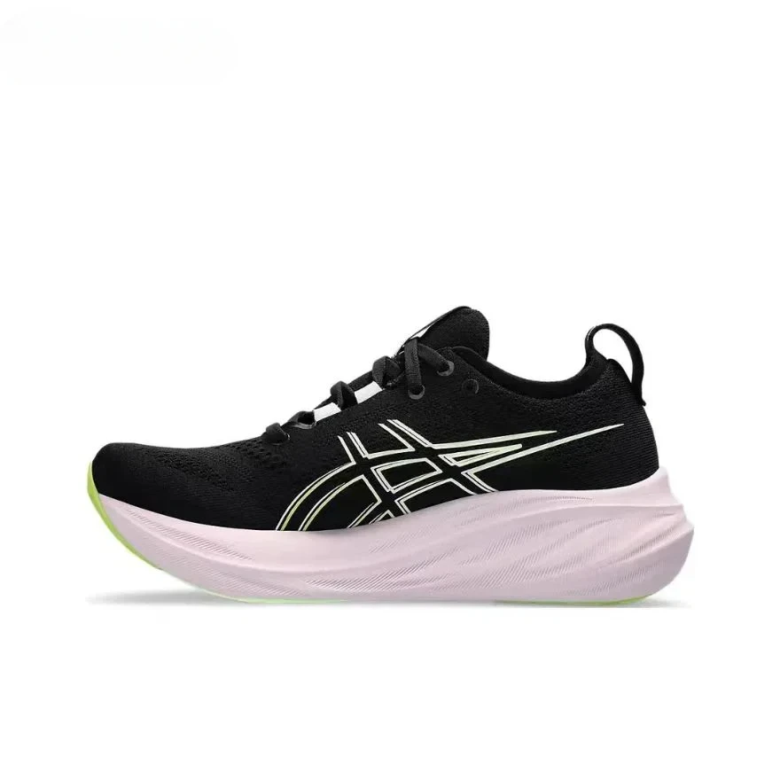 Asics Nimbus 26 Women Running Shoes Tenis Original Cushion Nimbus 26 Women Sneaker Breathable Sport Pink