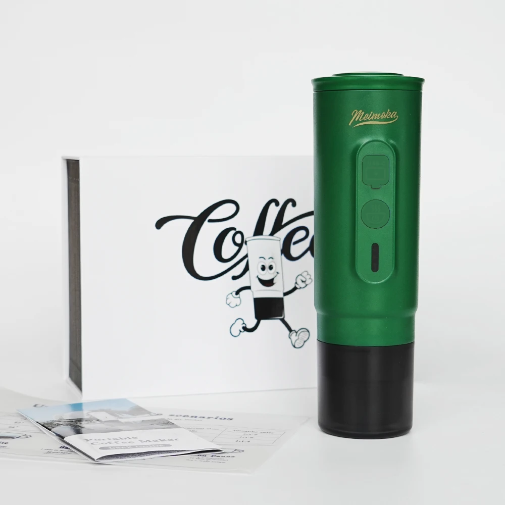 

Портативная кофемашина для эспрессо, 20-барная электрическая кофеварка под давлением для путешествий, для использования в автомобиле и офисе на открытом воздухе