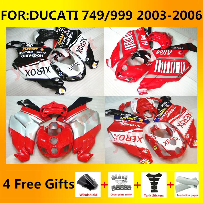 

for Ducati 749 999 2003 2004 03 04 05 06 Motorcycle Bodywork Set Injection mold ABS Plastics Full Fairings Kit fit Accessories