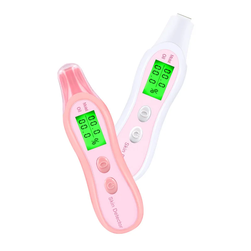 Digital Skin Tester Moisture Oil Test Meter Face Detector Facial Skin Moisture&Oil Content Skin Analyzer For Forehead Cheek