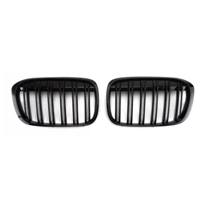 

Car Front Bumper Grilles Kidney Racing Grill For-BMW X1 F48 F49 2016-2018 Double Slat Replacement Grille