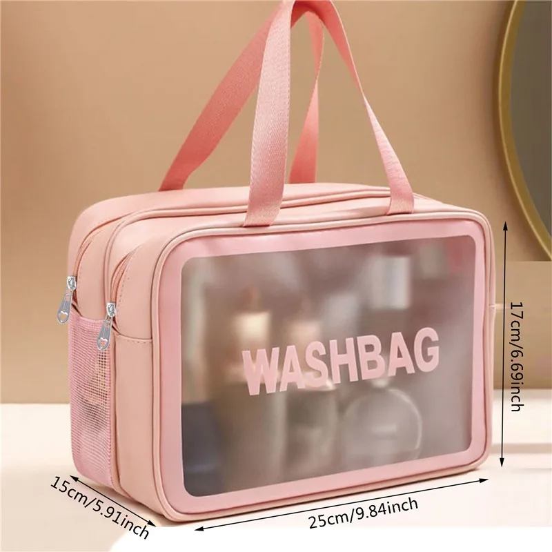 Makeup Bag Double-layer Dry And Wet Separation Washbag Waterproof Storage Bags Large Capacity Cosmetic Organizer Beauty Case