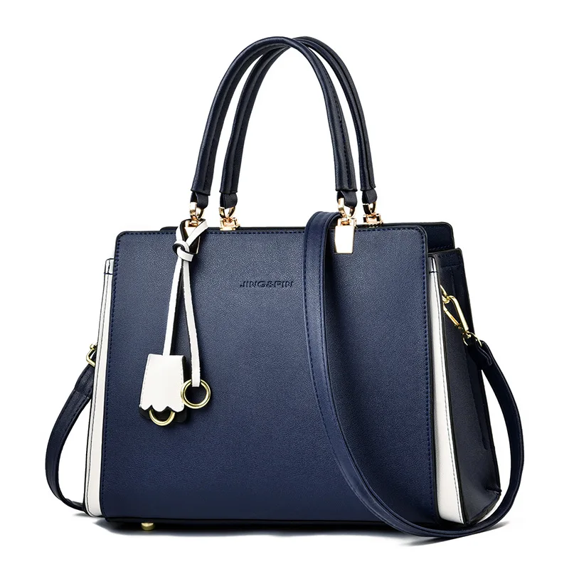 Women's bags 2023 new fashion women's bags hit color hand-held bag Europeand the United States all-match shoulder messenger bag