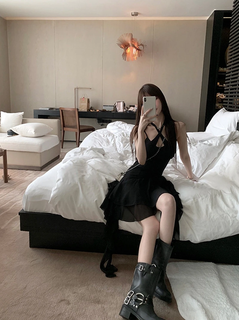 

Pure Desire Birthday Par Bla Dr Fairy Binding Slim Hanging Ne Dr Strap Dr Irregular Dr Women