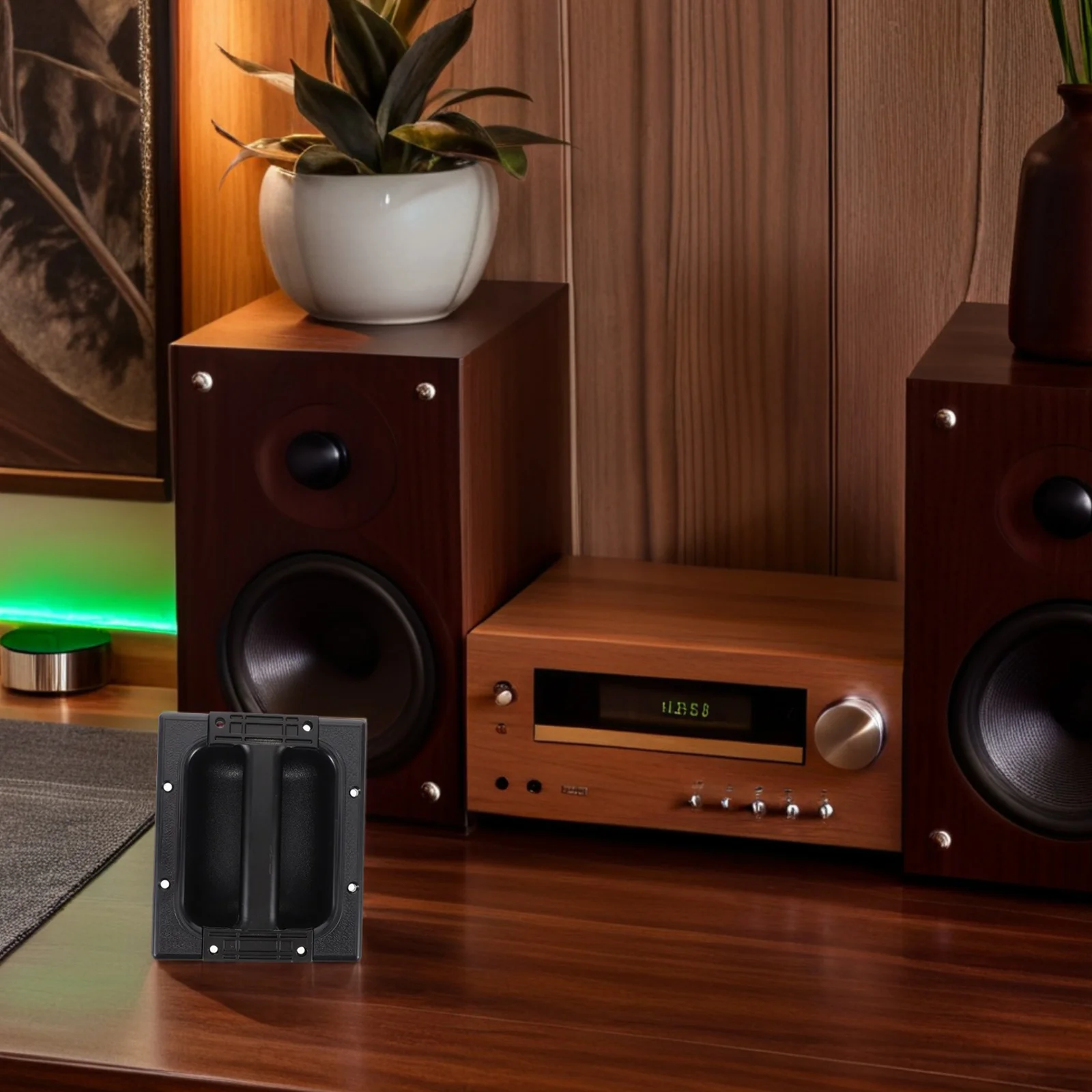 

Speaker Box Handle Metal Recessed Pull Grip Durable Easy Installation Heavy Duty Frequent Performances Stable Rightangle Design