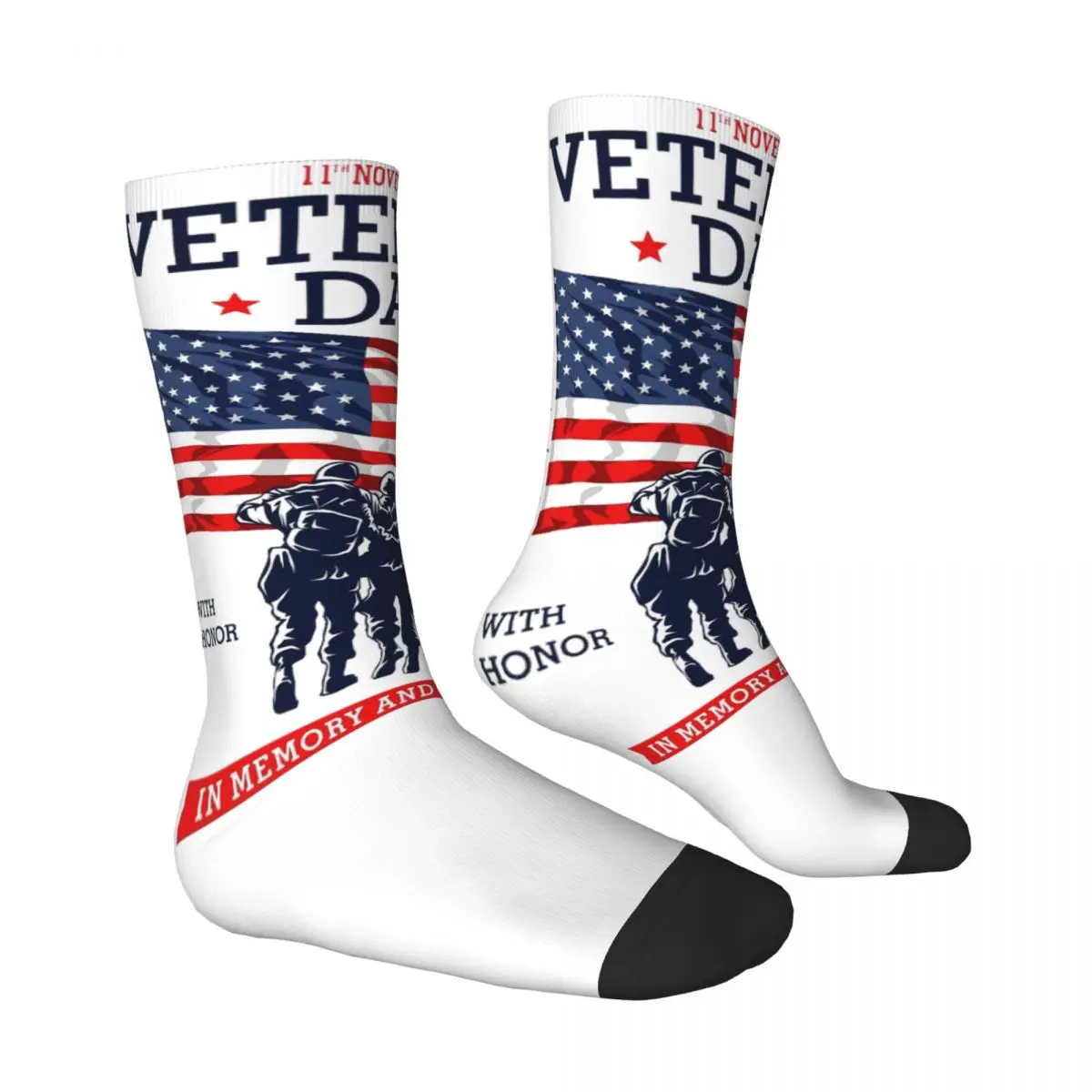 In Memory - Veterans Day Men Women Socks Cycling Novelty Spring Summer Autumn Winter Stockings Gift