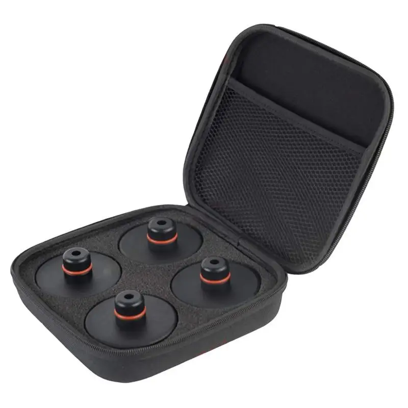 

4Pcs Car Jack Lift Rubber Jack Point Pad Adapter Tool Chassis With Storage Case Heavy Duty Car Styling Accessories For Tesla
