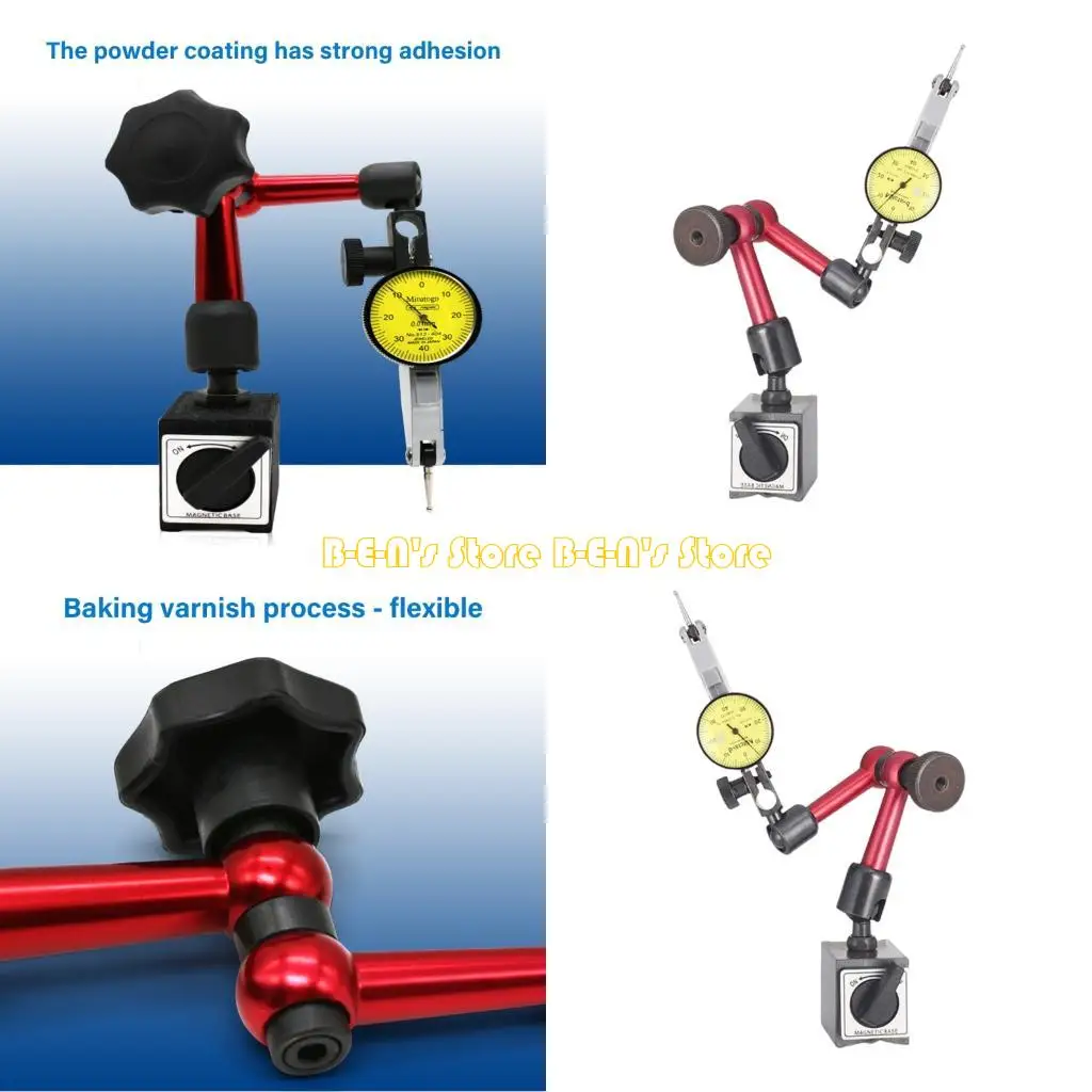 Y1AD Multiple Angles Mounting Base For Lever Type Dials Gauges Permanent Magnet Stability Machine Workshop Accessory